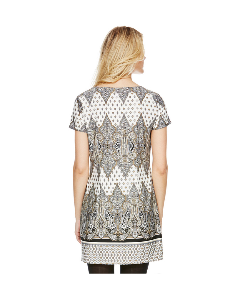 Saran Plain Cocktail Dress - الصورة 3