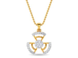 Diamond Ed Pendant Yellow Gold / 14KT