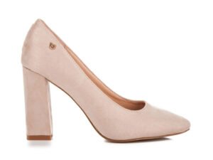 Lizoleor Slip On Block Heels Women Pointed Toe