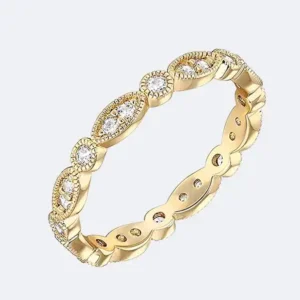 Elegant Blooming Flower Gold Bracelet for Women Hover Image
