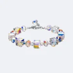 Elegant Blooming Flower Gold Bracelet for Women