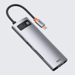 Baseus 7-in-1 USB-C Hub with Digital Power Display